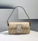 1:1 Replica Fendi Baguette 1997 Wool Bag Beige For Women, Women's Handbags, Shoulder Bags 10.6in/27cm FF 8BR792