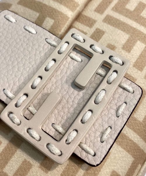 1:1 Replica Fendi Baguette 1997 Wool Bag Beige For Women, Women's Handbags, Shoulder Bags 10.6in/27cm FF 8BR792