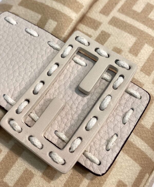 1:1 Replica Fendi Baguette 1997 Wool Bag Beige For Women, Women's Handbags, Shoulder Bags 10.6in/27cm FF 8BR792