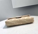 1:1 Replica Fendi Baguette 1997 Wool Bag Beige For Women, Women's Handbags, Shoulder Bags 10.6in/27cm FF 8BR792