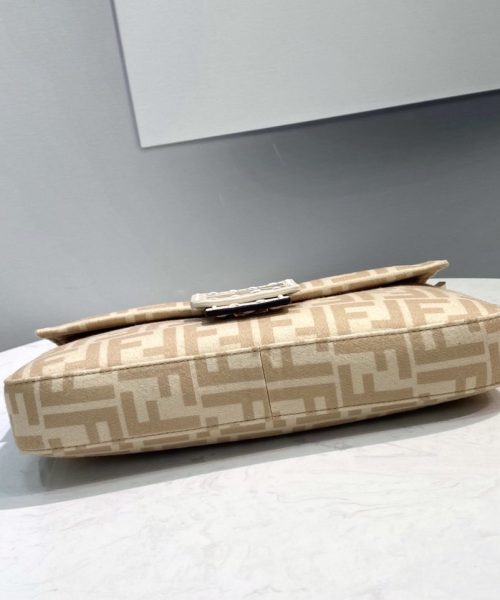 1:1 Replica Fendi Baguette 1997 Wool Bag Beige For Women, Women's Handbags, Shoulder Bags 10.6in/27cm FF 8BR792