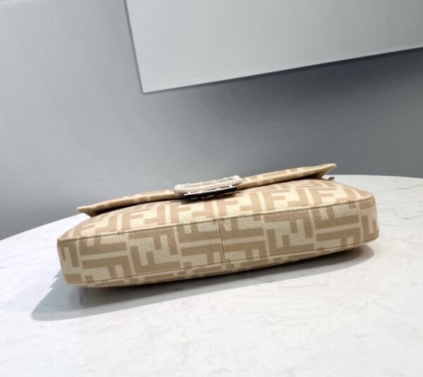 1:1 Replica Fendi Baguette 1997 Wool Bag Beige For Women, Women's Handbags, Shoulder Bags 10.6in/27cm FF 8BR792