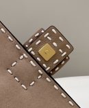 1:1 Replica Fendi Baguette Beige Sheepskin Bag For Woman 27cm/10.5in 8BR600AH96F1F7O