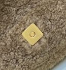 1:1 Replica Fendi Baguette Beige Sheepskin Bag For Woman 27cm/10.5in 8BR600AH96F1F7O