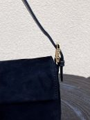 1:1 Replica Fendi Baguette Black Bag For Woman 25cm/9.5in