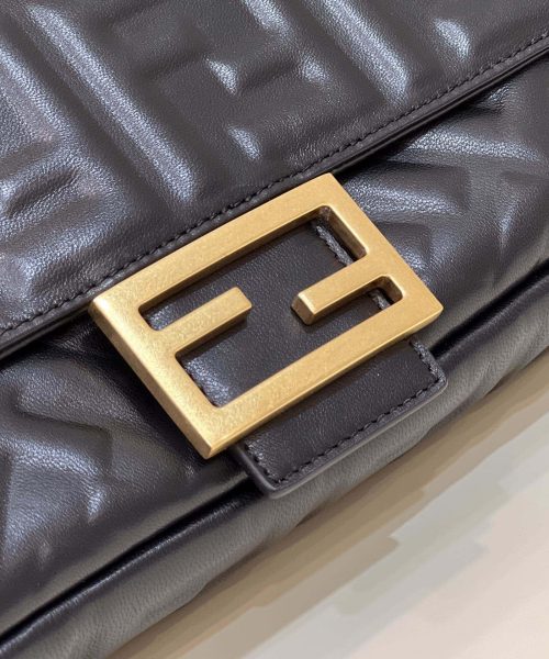 1:1 Replica Fendi Baguette Black For Women, Women's Handbags, Shoulder And Crossbody Bags 10.6in/27cm FF 8BR600A72VF15ZW