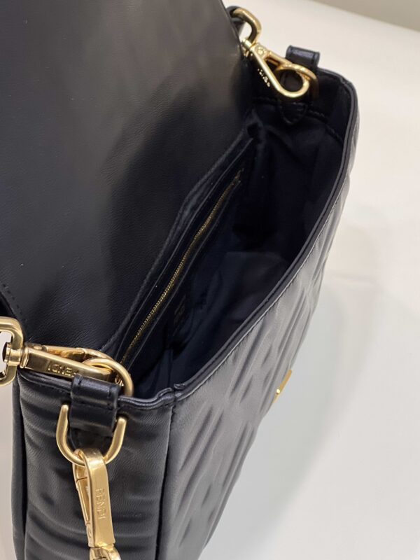 1:1 Replica Fendi Baguette Black For Women, Women's Handbags, Shoulder And Crossbody Bags 10.6in/27cm FF 8BR600A72VF15ZW