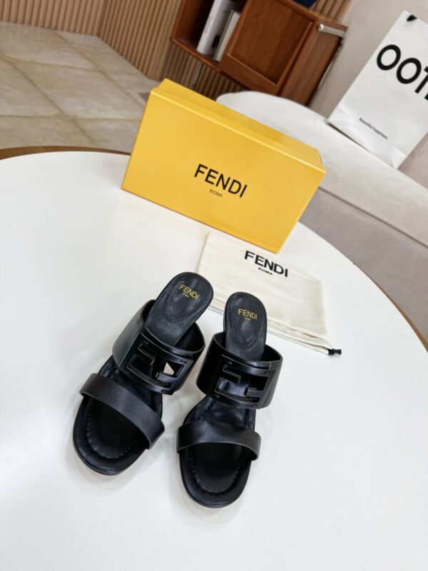 Fendi Baguette Black Heels For Women 8R8287AE7TF0ABB