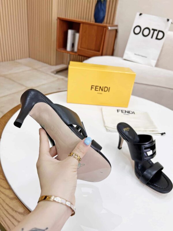 Fendi Baguette Black Heels For Women 8R8287AE7TF0ABB