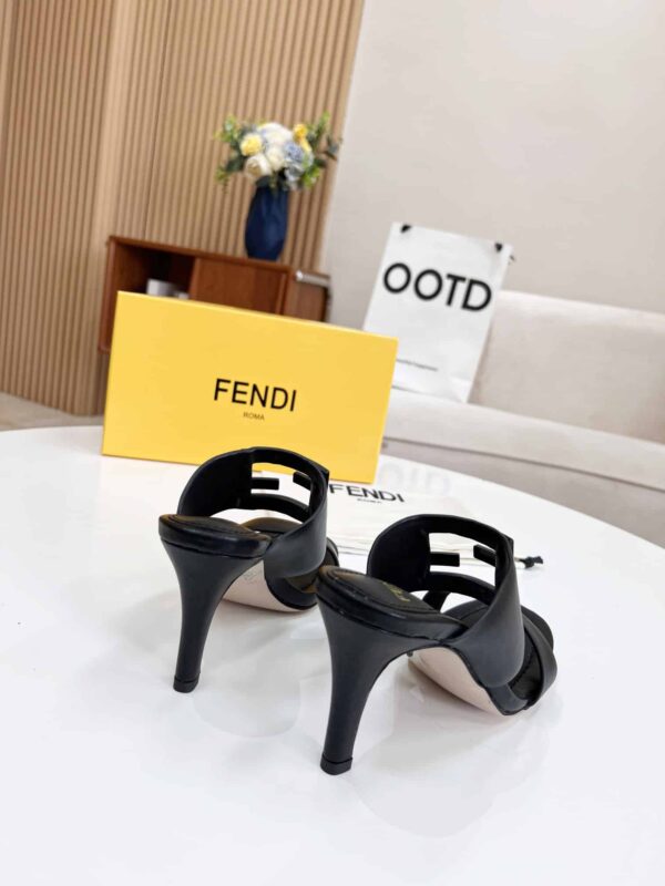 Fendi Baguette Black Heels For Women 8R8287AE7TF0ABB