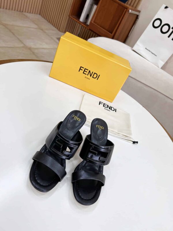 Fendi Baguette Black Heels For Women 8R8287AE7TF0ABB