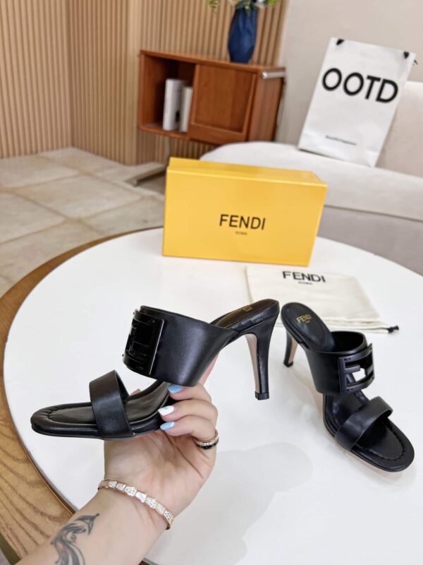 Fendi Baguette Black Heels For Women 8R8287AE7TF0ABB