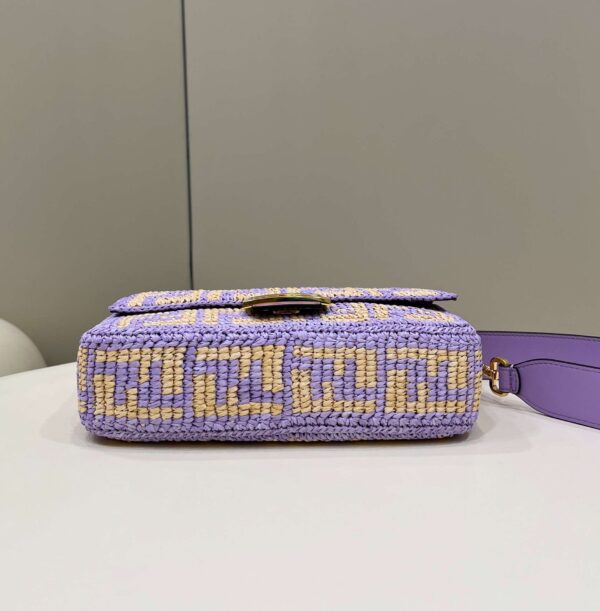 1:1 Replica Fendi Baguette Black/Blue For Women 27cm / 10.6in