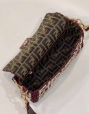 1:1 Replica Fendi Baguette Black/Blue For Women 27cm / 10.6in