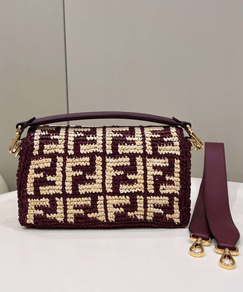 1:1 Replica Fendi Baguette Black/Blue For Women 27cm / 10.6in