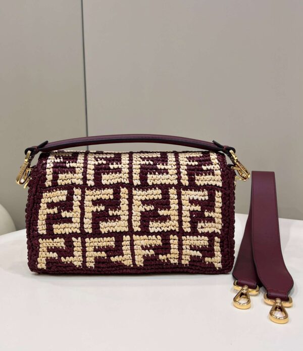 1:1 Replica Fendi Baguette Black/Blue For Women 27cm / 10.6in
