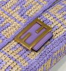 1:1 Replica Fendi Baguette Black/Blue For Women 27cm / 10.6in