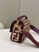 1:1 Replica Fendi Baguette Black/Blue For Women 27cm / 10.6in