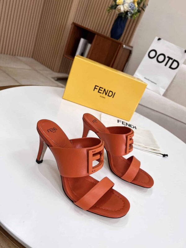 Fendi Baguette Brown Heels For Women 8R8287AE7TF1C4R