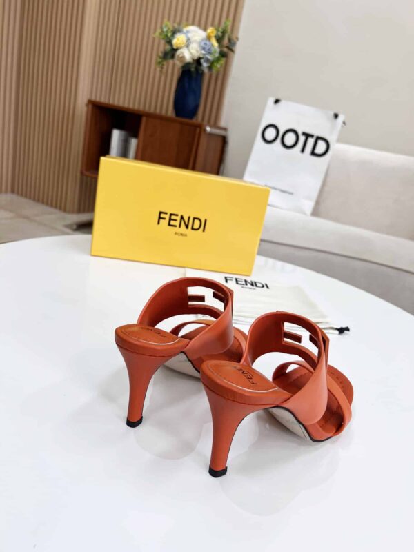 Fendi Baguette Brown Heels For Women 8R8287AE7TF1C4R