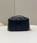 1:1 Replica Fendi Baguette Chain Black  Bag For Woman 19cm/7.5in