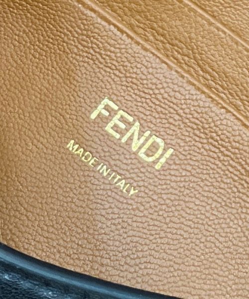 1:1 Replica Fendi Baguette Chain Brown and Black Bag For Woman 19cm/7.5in