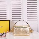 1:1 Replica Fendi Baguette Chain Midi Medium Gold Bag For Woman 26cm/10in