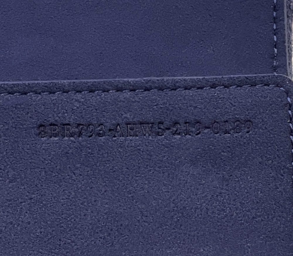 1:1 Replica Fendi Baguette Chain Midi Navy Blue FF Fabric Bag For Woman 14.5cm/6in - Image 9