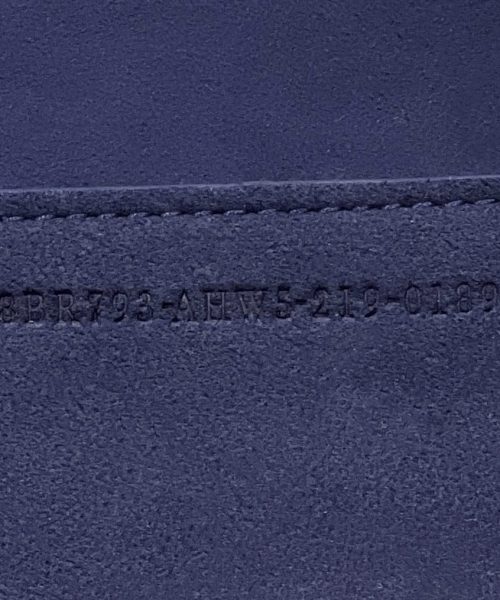 1:1 Replica Fendi Baguette Chain Midi Navy Blue FF Fabric Bag For Woman 14.5cm/6in