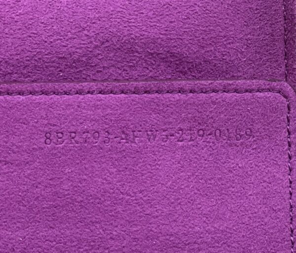 1:1 Replica Fendi Baguette Chain Midi Purple FF Fabric Bag For Woman 14.5cm/6in 8BR793AHW5F1GEH