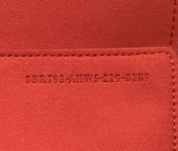 1:1 Replica Fendi Baguette Chain Midi Red FF Fabric Bag For Woman 14.5cm/6in 8BR793AHW5F1F2I