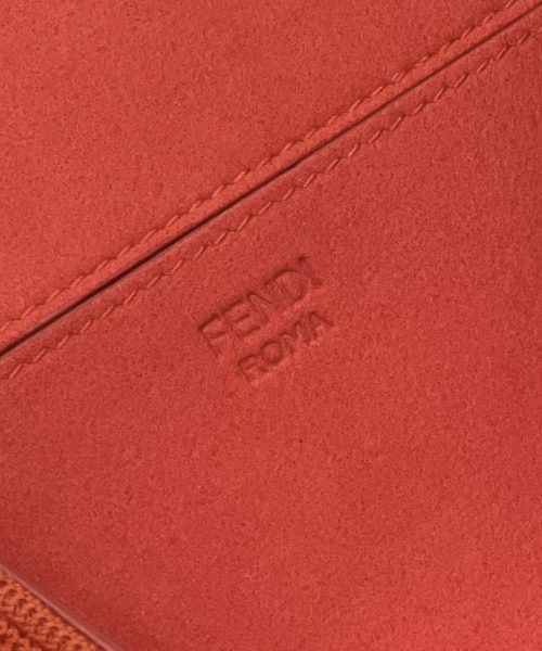 1:1 Replica Fendi Baguette Chain Midi Red FF Fabric Bag For Woman 14.5cm/6in 8BR793AHW5F1F2I