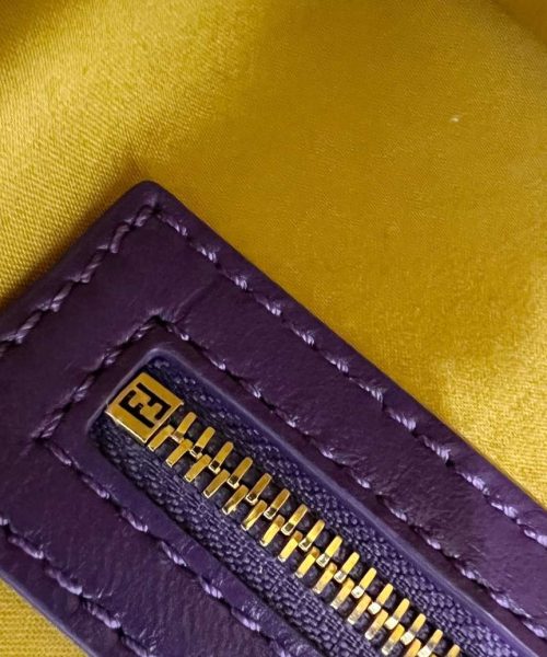 1:1 Replica Fendi Baguette Glitter Purple/Green/Light Purple/Jade Green For Women 10.6in/27cm