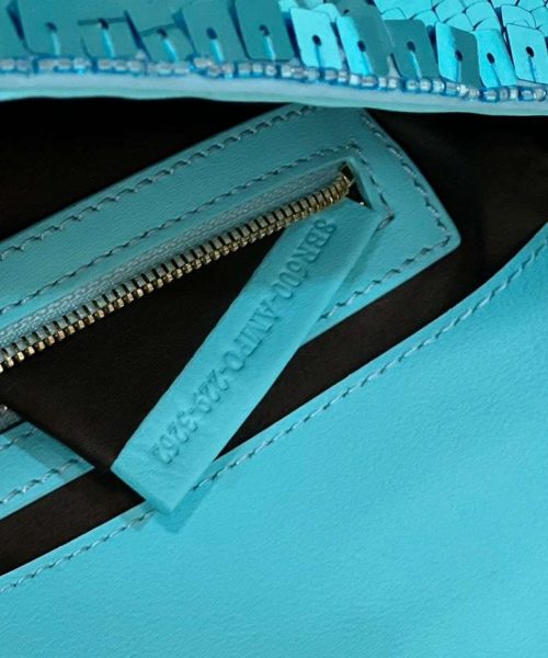 1:1 Replica Fendi Baguette Glitter Purple/Green/Light Purple/Jade Green For Women 10.6in/27cm
