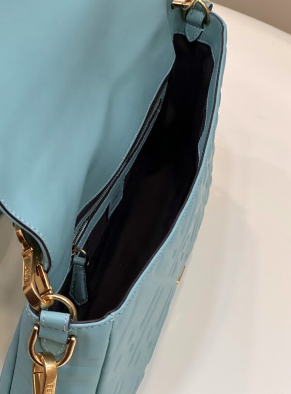 1:1 Replica Fendi Baguette Medium Mint Green Bag For Woman 27cm/10.5in 8BR600A72VF1IV6