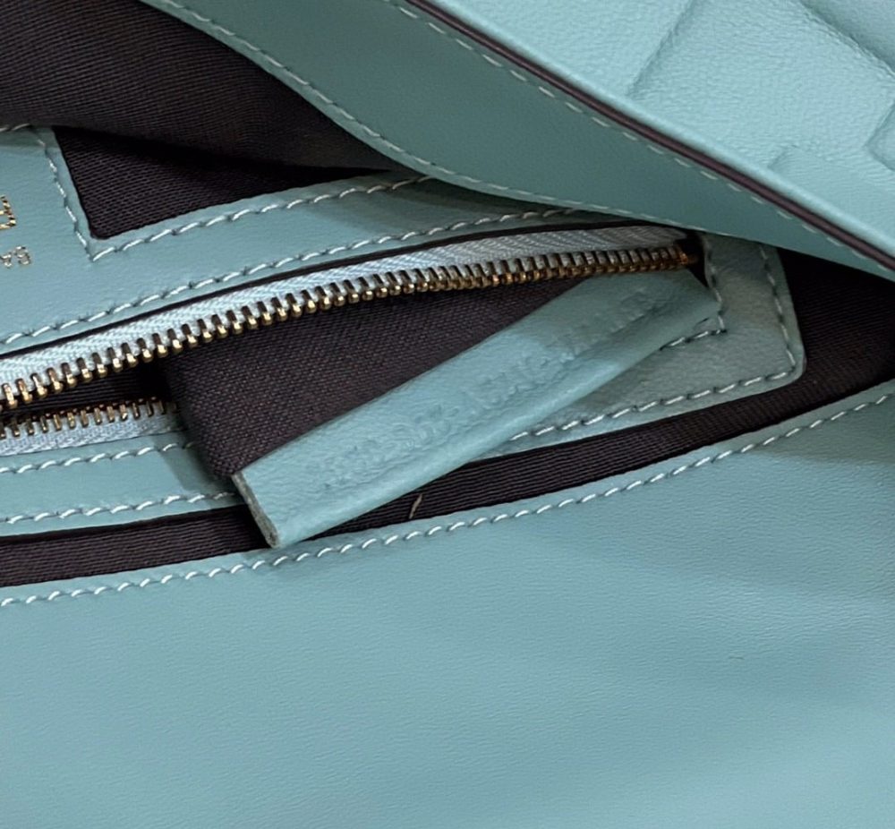 1:1 Replica Fendi Baguette Medium Mint Green Bag For Woman 27cm/10.5in 8BR600A72VF1IV6 - Image 8