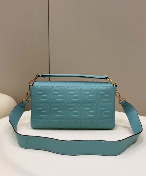 1:1 Replica Fendi Baguette Medium Mint Green Bag For Woman 27cm/10.5in 8BR600A72VF1IV6