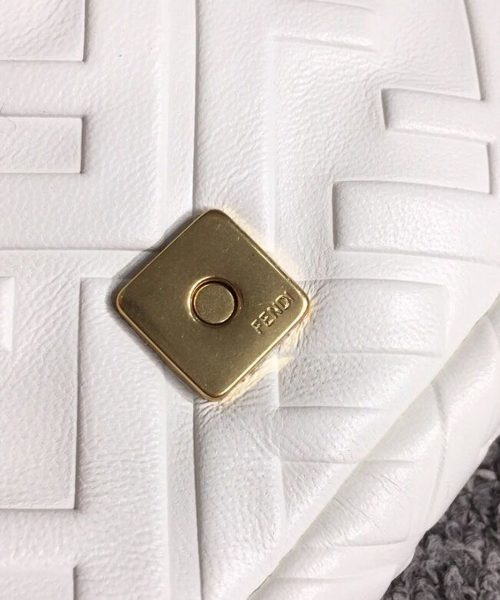 1:1 Replica Fendi Baguette Nappa White For Women, Women's Handbags, Shoulder And Crossbody Bags 7.4in/19cm FF 8BS017A72VF15AO