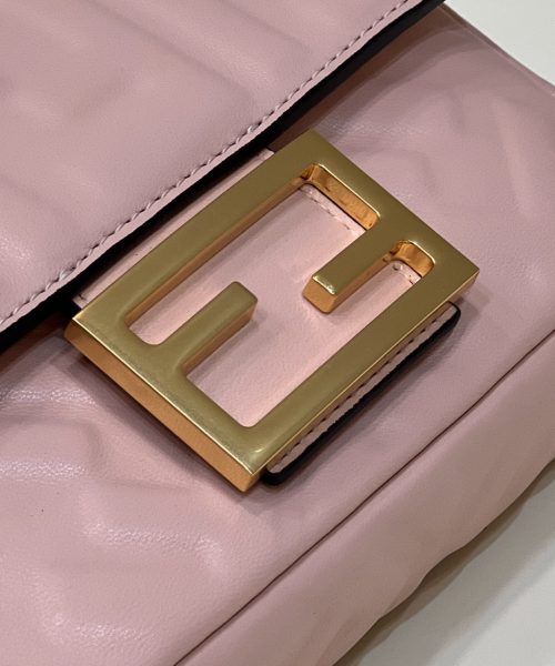 1:1 Replica Fendi Baguette Pink For Women, Women's Handbags, Shoulder And Crossbody Bags 7.5in/19cm FF 8BS017