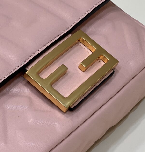 1:1 Replica Fendi Baguette Pink For Women, Women's Handbags, Shoulder And Crossbody Bags 7.5in/19cm FF 8BS017