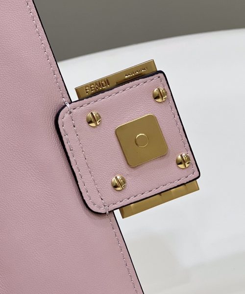 1:1 Replica Fendi Baguette Pink For Women, Women's Handbags, Shoulder And Crossbody Bags 7.5in/19cm FF 8BS017