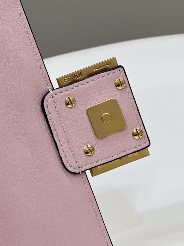 1:1 Replica Fendi Baguette Pink For Women, Women's Handbags, Shoulder And Crossbody Bags 7.5in/19cm FF 8BS017