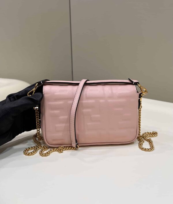 1:1 Replica Fendi Baguette Pink For Women, Women's Handbags, Shoulder And Crossbody Bags 7.5in/19cm FF 8BS017