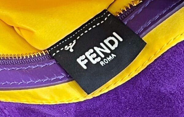 1:1 Replica Fendi Baguette Purple Bag For Woman 25cm/9.5in