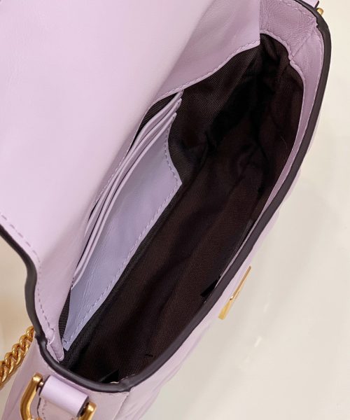 1:1 Replica Fendi Baguette Purple For Women, Women's Handbags, Shoulder And Crossbody Bags 7.5in/19cm FF 8BS017