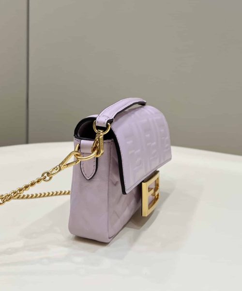 1:1 Replica Fendi Baguette Purple For Women, Women's Handbags, Shoulder And Crossbody Bags 7.5in/19cm FF 8BS017