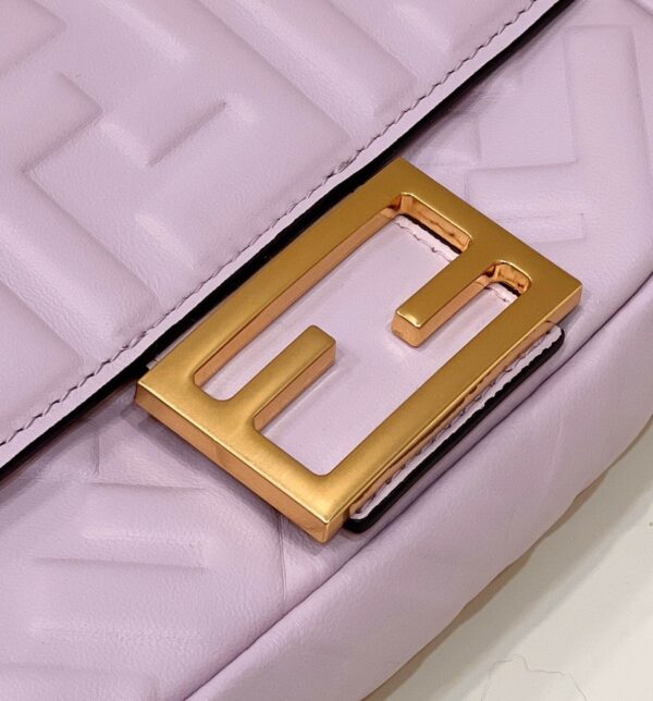1:1 Replica Fendi Baguette Purple For Women, Women's Handbags, Shoulder And Crossbody Bags 7.5in/19cm FF 8BS017