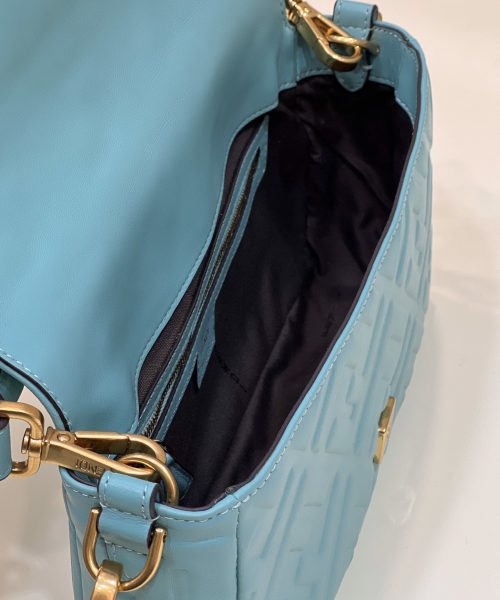 1:1 Replica Fendi Baguette Teal For Women, Women's Handbags, Shoulder And Crossbody Bags 10.6in/27cm FF 8BR600