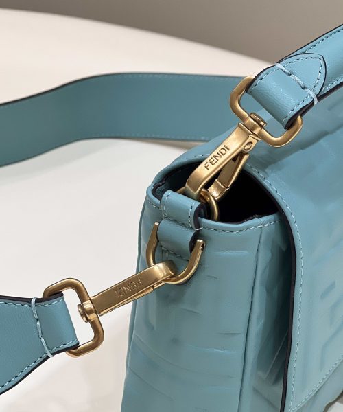 1:1 Replica Fendi Baguette Teal For Women, Women's Handbags, Shoulder And Crossbody Bags 10.6in/27cm FF 8BR600