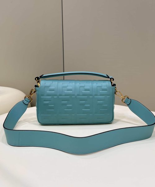 1:1 Replica Fendi Baguette Teal For Women, Women's Handbags, Shoulder And Crossbody Bags 10.6in/27cm FF 8BR600